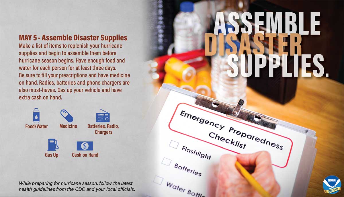 Assemble Disaster Supplies