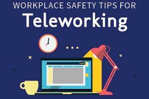 Workplace Safety Tips for Teleworking Graphic